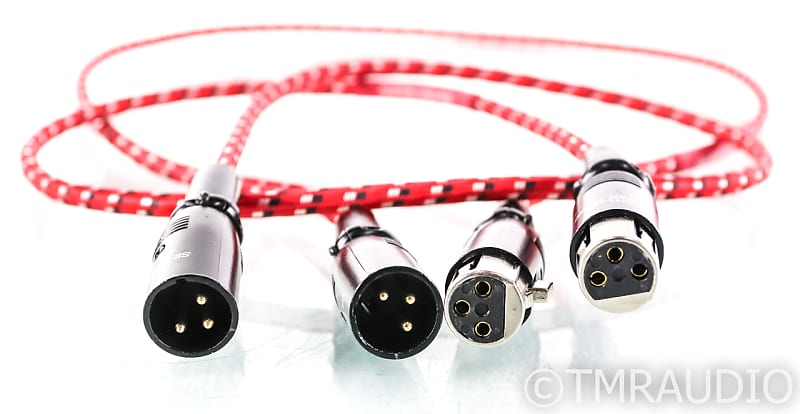 DH Labs Silver Sonic Revelation XLR Cables; 1m Pair Balanced Interconnects  | Reverb