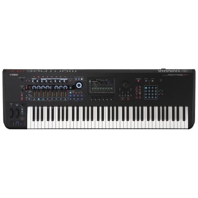 Yamaha Montage M7 76-Key Synthesizer with FSX Action, Black