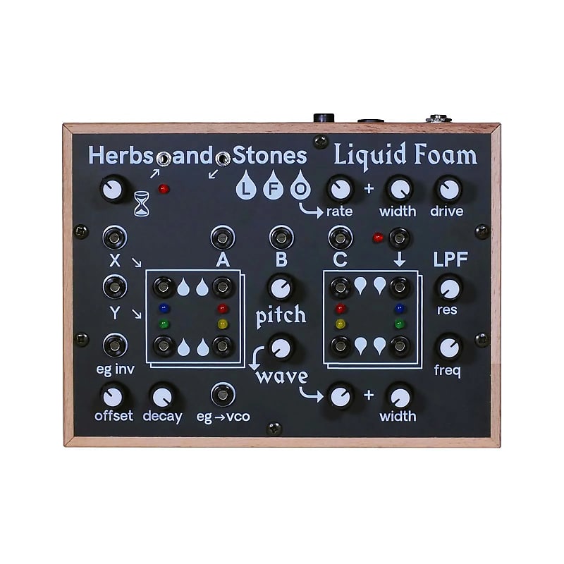 Herbs and Stones Liquid Foam Desktop Monophonic Analog Groovebox imagen 1