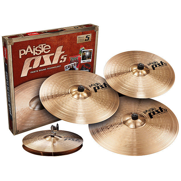 Paiste PST 5 Universal Set 14 / 16 / 18 / 20" Cymbal Pack image 1