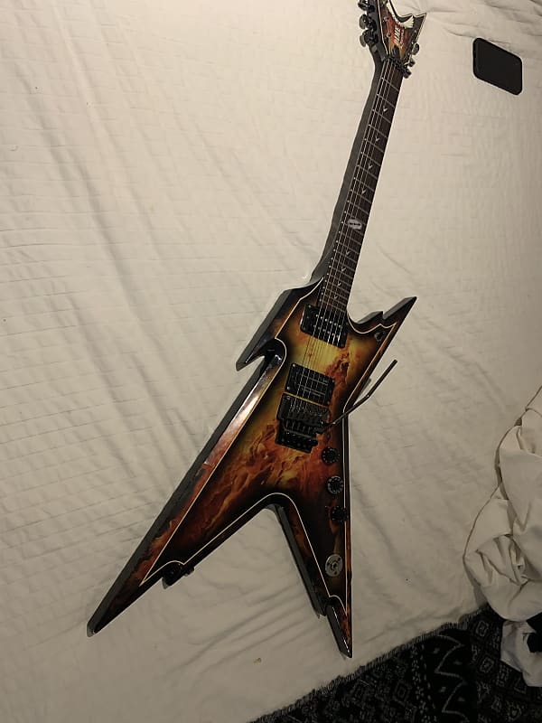 Dean Razorback Explosion Electric Guitar