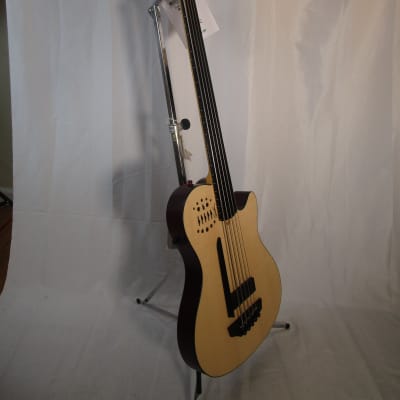 Godin 050789 A5 Ultra 5-String Fretless Bass with bag image 7