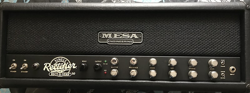 Mesa Boogie Single Rectifier Rectoverb 50 Series 1 Head 1998