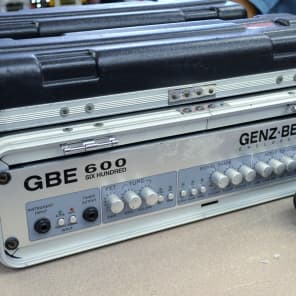 Genz Benz GBE 600 625W Rackmount Bass Amp Head with Gator Hard Case image 2