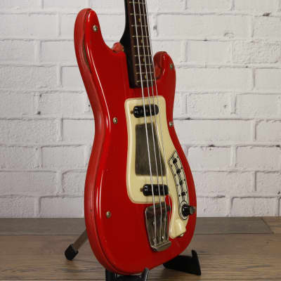 Hagstrom Kent Electric Bass 1964 Red #621462 image 2