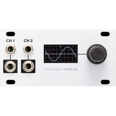 Intellijel Zeroscope 1U Dual Channel Oscilloscope. - Silver image 1