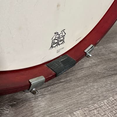 Used Yamaha Maple Custom 5pc Drum Set Red Lacquer image 10