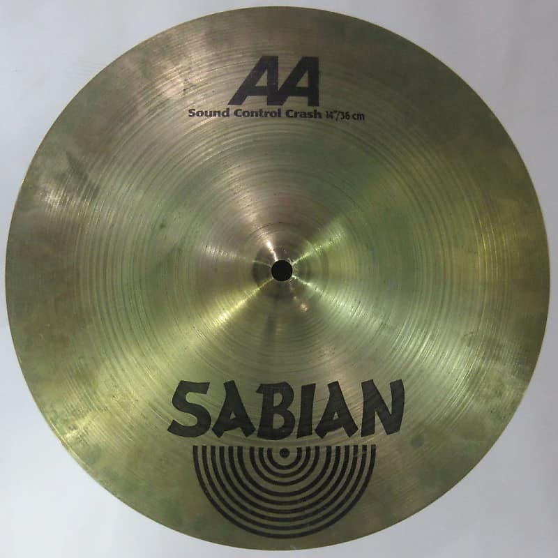 Sabian 14" AA Sound Control Crash Cymbal 2006 - 2010 image 1