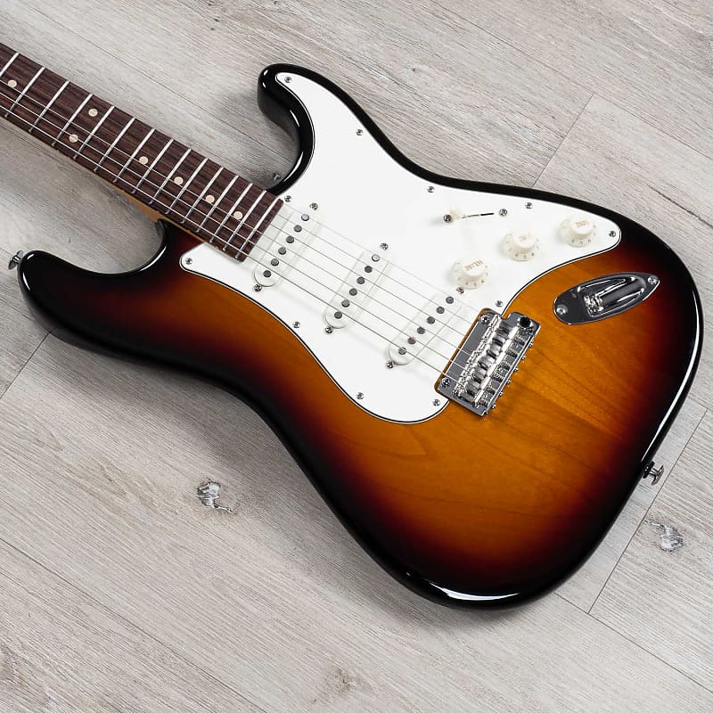 Suhr Classic S SSS Guitar, Rosewood Fingerboard, 3-Tone Sunburst image 1
