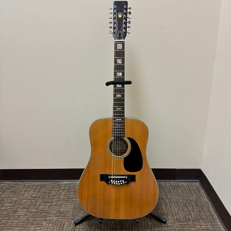 Crown K-T300 12 String Guitar MIJ W/ Case image 1