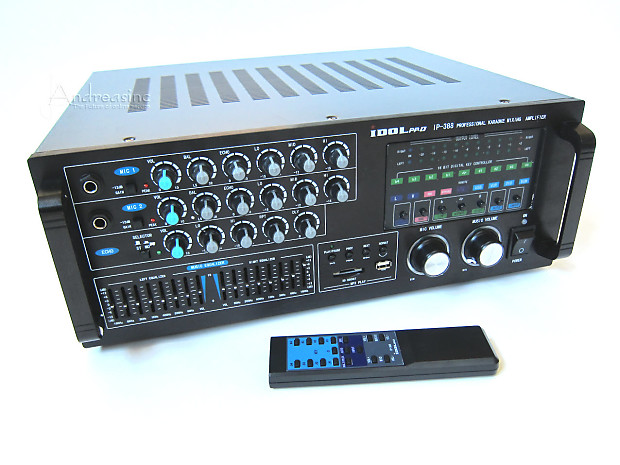 IDOLPRO IDOLpro IP-388 600W Professional Karaoke Mixing Amplifier w/ Band  Equalizer