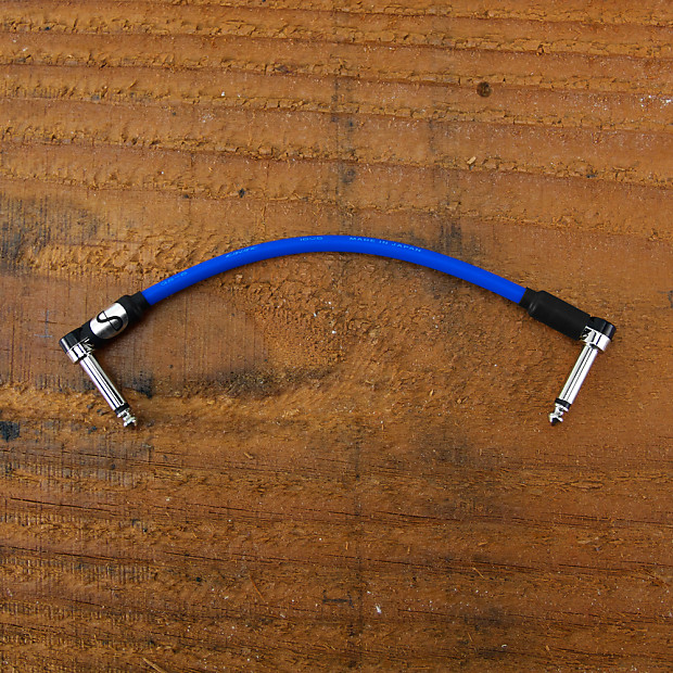 10" Sinasoid Sliver Patch Cable Blue image 1