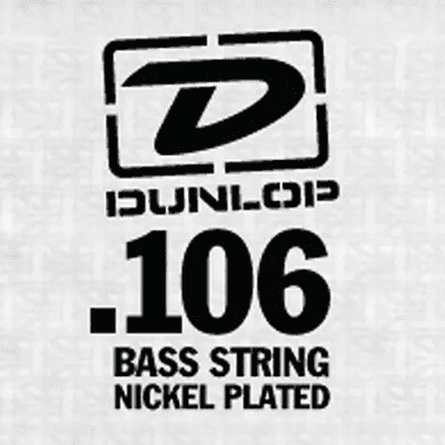 Dunlop DBN106 Nickel Wound Bass String - 0.106
