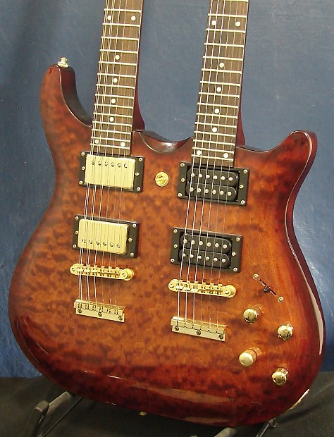 Rogue double shop neck guitar