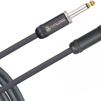 D'Addario PW-AMSGRA-20 American Stage Straight to Right Angle Instrument Cable - 20 foot image 1