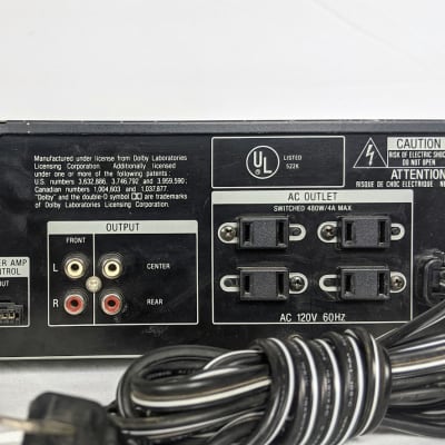 Sony TA-E721 Dolby Pro Logic Preamp / AV Stereo Control Amplifier - 1992 image 9
