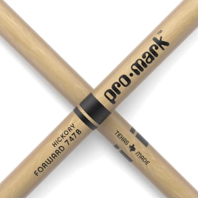 Promark TX747BW American Hickory Classic Forward Wood Tip, Single Pair image 2