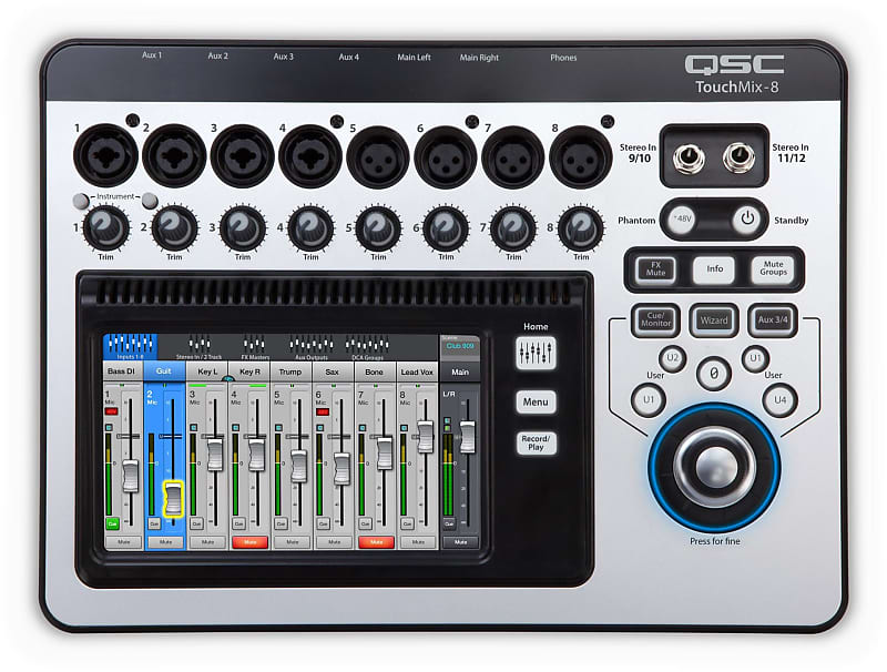 QSC TouchMix 8 Digital Mixer image 1