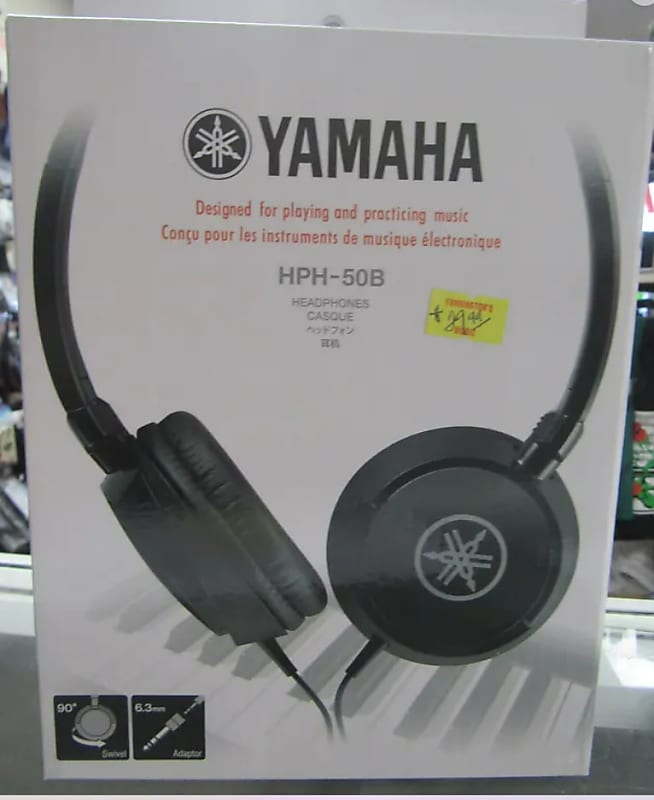 Yamaha HPH-50B On-ear Headphones  			