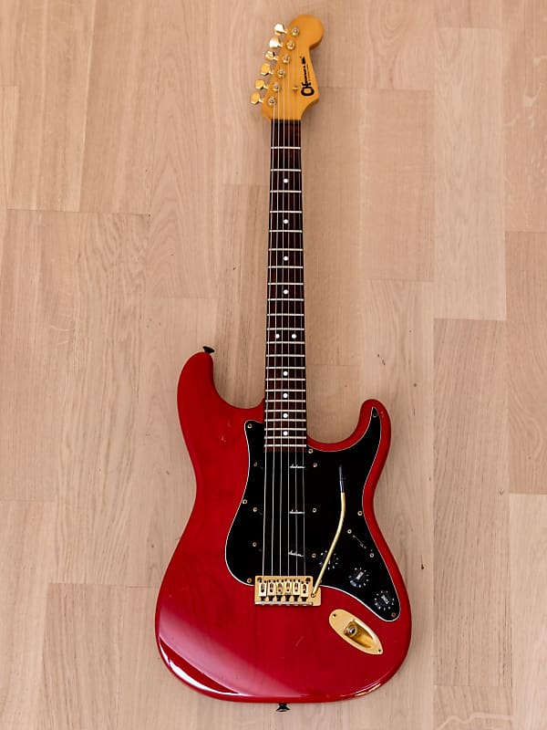 1990s Charvel by Jackson CST-070-SSS Super Strat See Through