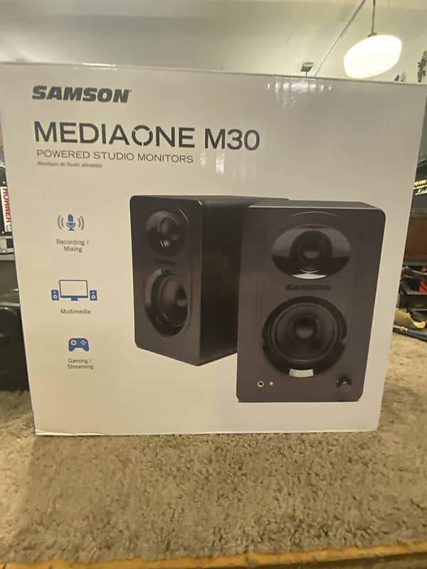 Samson MediaOne M30 Active Studio Monitors (Pair) image 1
