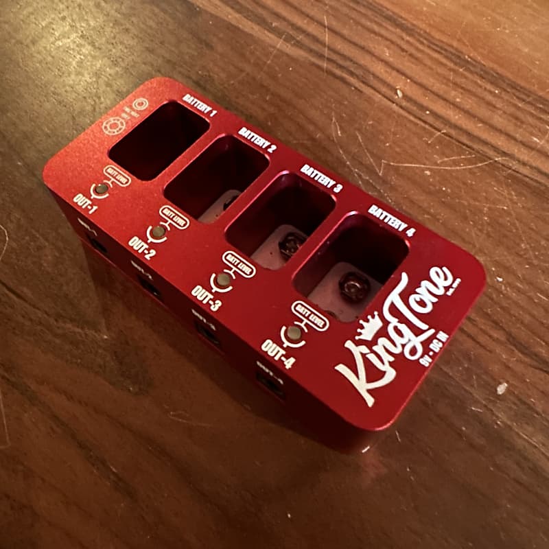 King Tone Guitar Battery Box 2021 Red Reverb