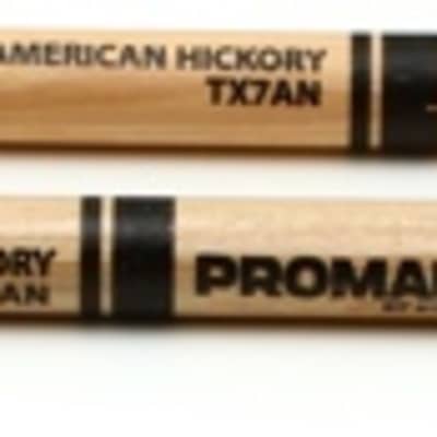 Promark Classic Forward Drumsticks - Hickory - 7A - Nylon Tip image 1