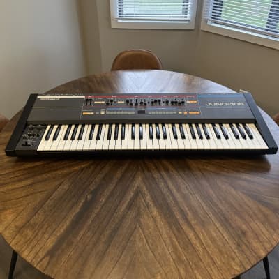Roland Juno-106 61-Key Programmable Polyphonic Synthesizer 1984 - 1985 Black