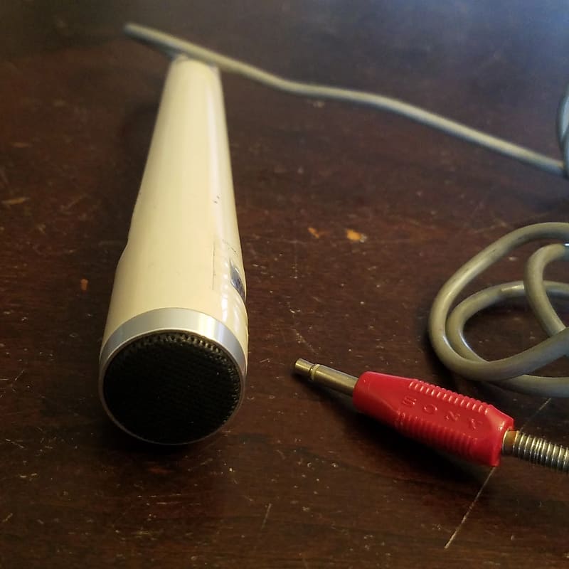 Sony MTL F96 Dynamic Microphone Low Impedance 1970s Beige Reverb UK