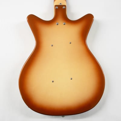 Danelectro '59DC Long Scale Bass Guitar - Copper Burst image 9