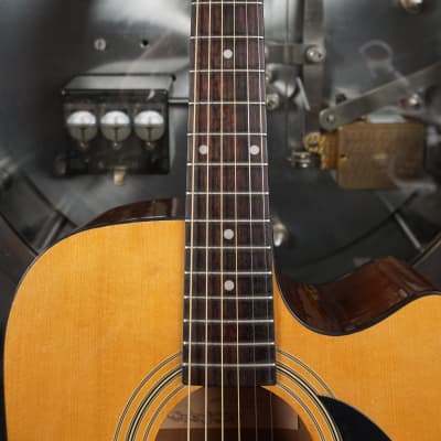 Franciscan ES7C-4 - Natural Made in Korea Electric Acoustic Guitar w/ Padded Gig Bag image 3