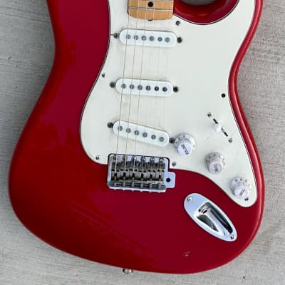Squier Stratocaster by Fender Japan E Series 80's MIJ Electric Guitar Dakota Red image 1