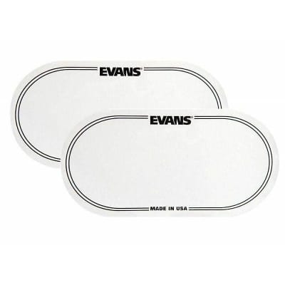 Evans EQ Double Pedal Patch Clear Plastic EQPC2. 2 Patches Per Package !! image 4