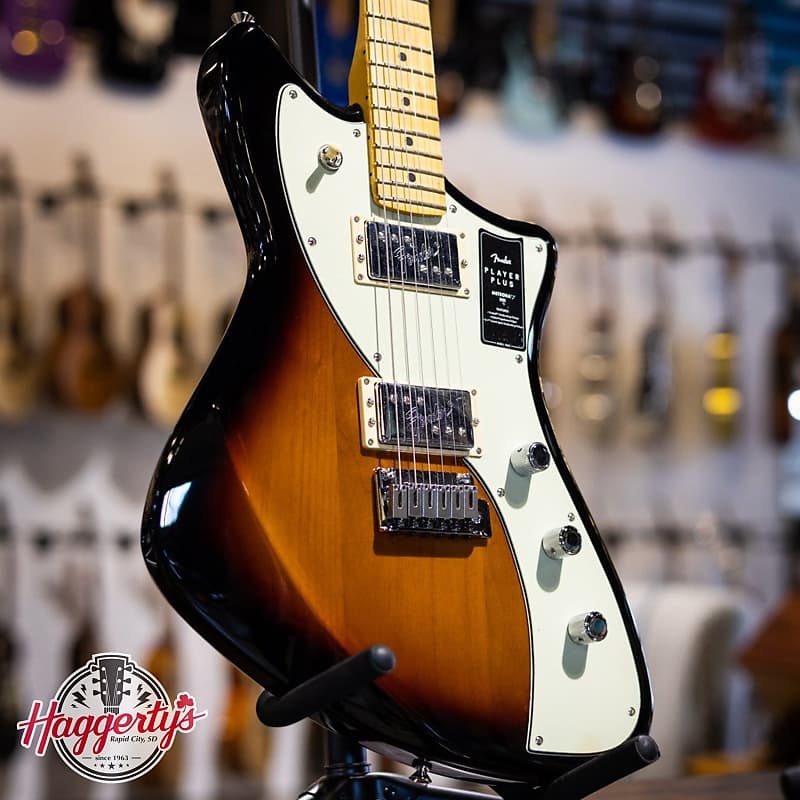 Fender Player Plus Meteora HH - 3-Color Sunburst w/Deluxe Gig Bag - Floor Demo image 1