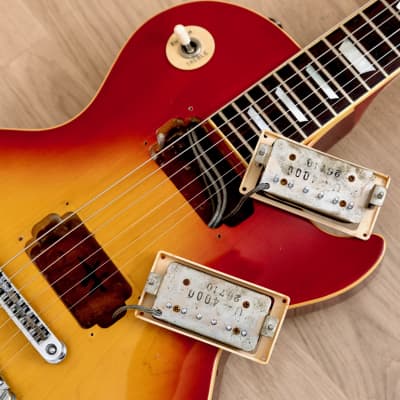1976 Greco EG900 Vintage Electric Guitar, Cherry Sunburst w/ Maxon 