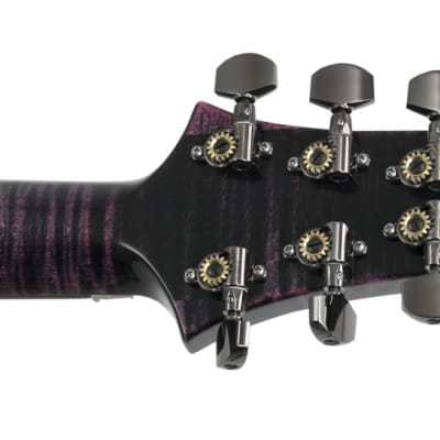 Paul Reed Smith Wood Library Custom 24 Floyd Rose Stained Flame Maple Neck Purple Iris image 5