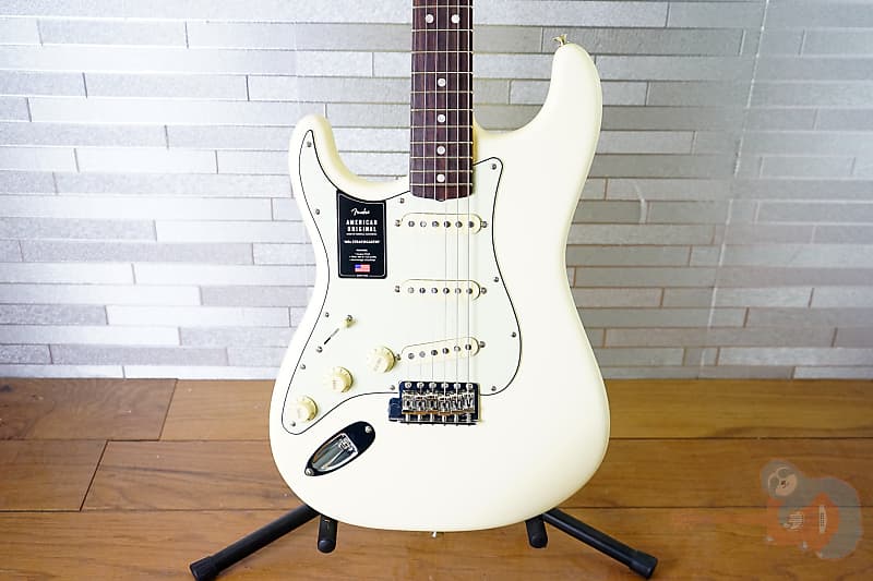 Fender American Original '60s Stratocaster Left-Handed with Rosewood Fretboard - Olympic White image 1