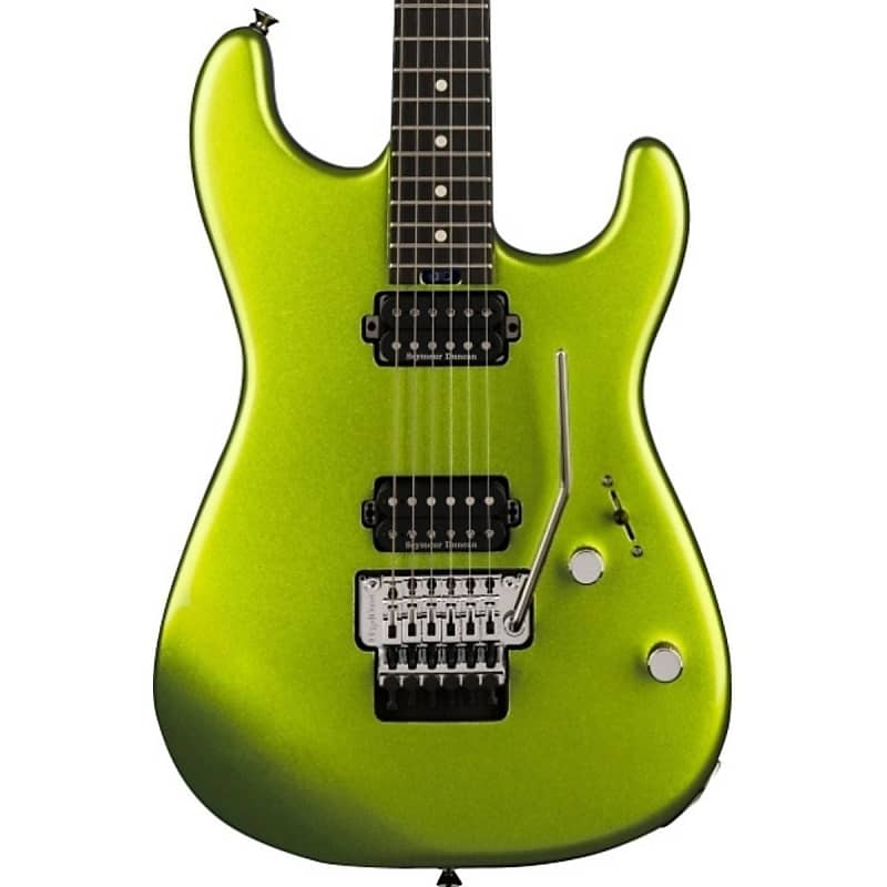 Charvel PRO-MOD SD1 HH FR E Electric Guitar (Lime Green Metallic) (DEC23) image 1