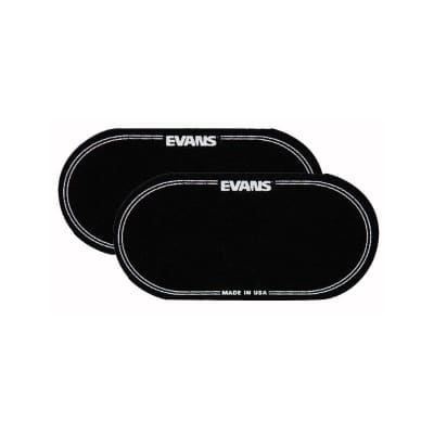 Evans EQ Double Pedal Patch Black Nylon (2-Pack)