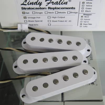 Lindy Fralin Vintage Hot Stratocaster Pickups Set - Stock Stagger image 1