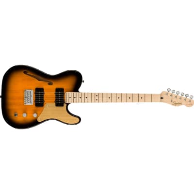 Squier Paranormal Cabronita Telecaster Thinline Electric Guitar, 2-Color Sunburst image 7