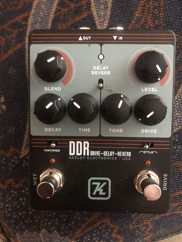 Keeley DDR Drive Delay Reverb 2019 - Present - Black | Reverb