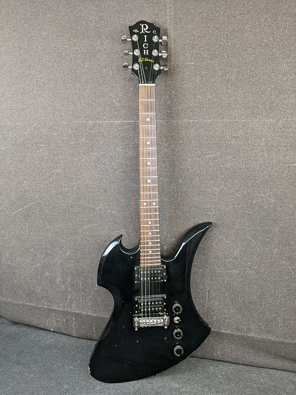 B.C. Rich Mockingbird NJ Series Black Electric Guitar Made In Japan