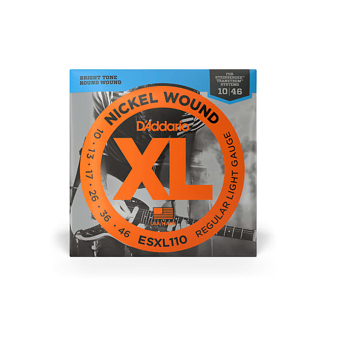 D'Addario 1046 RegLight Double Ball End Electric Guitar Reverb