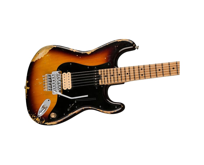 Charvel Custom Shop Nitro Relic Hot Rod Super Strat - 2-Tone