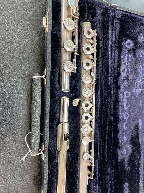 Gemeinhardt M3S solid silver low B foot open hole flute | Reverb