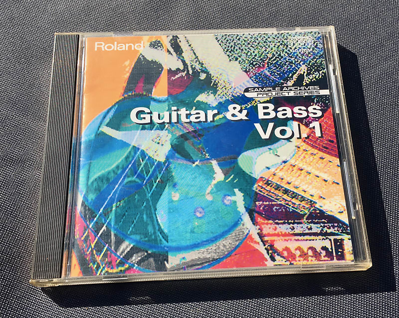 Roland CD-Rom: Guitar & Bass Vol.1 for S-700 Series Samplers | Reverb