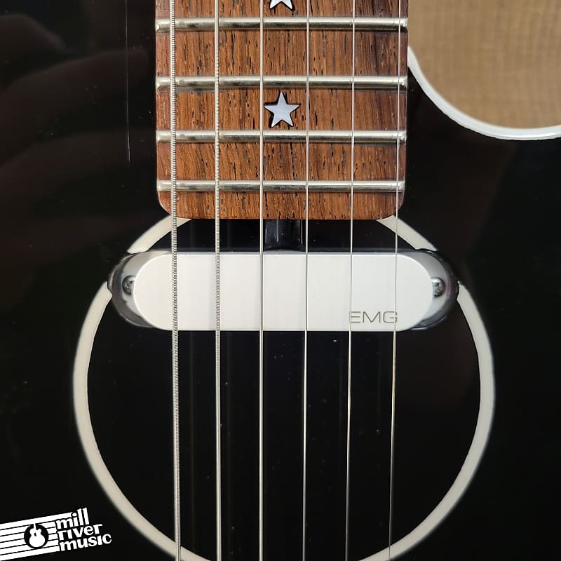 ギター Carruthers Guitars ACS Model Carruthers ACS Acoustic/Electric Steel String Guitar Black w