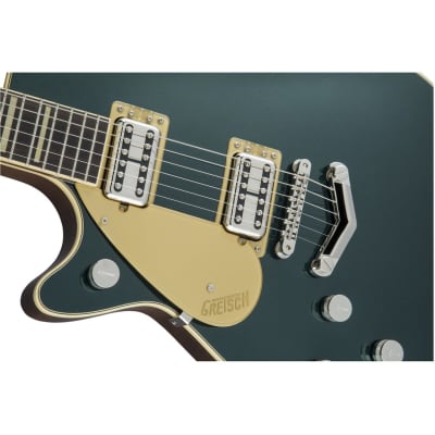 Gretsch G6228LH Players Edition Jet BT with V-Stoptail, Left-Handed, Rosewood Fingerboard, Cadillac Green image 4