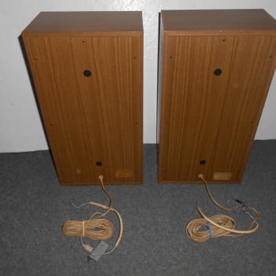 Telefunken Vintage Hi-Fi Klangbox WB 61 H Speaker Set Brown | Reverb